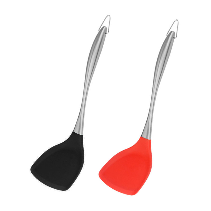 Silicone Spatula for Nonstick Cookware Cooking Utensil for Burger Pancake Turner Fish Spatula Cooking Turner